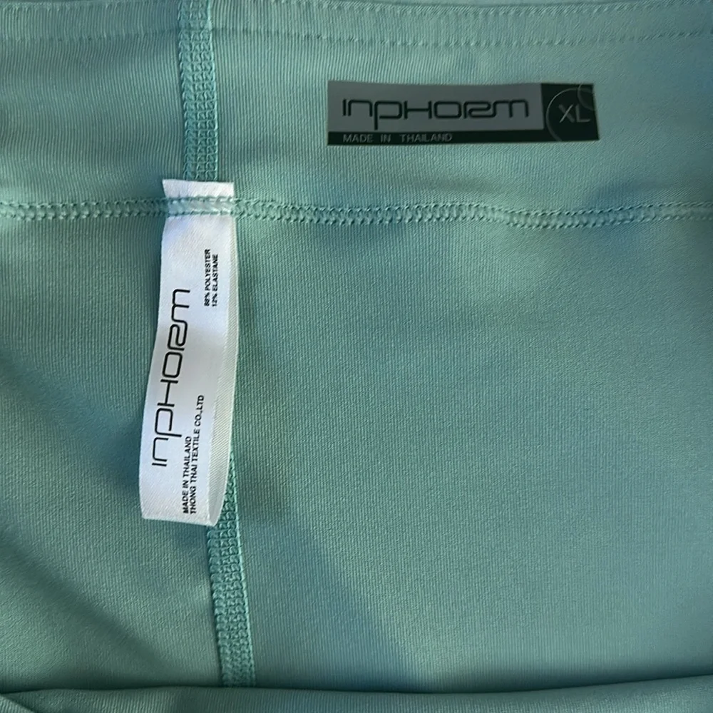 InPhorm Cool Mint Butterfly Classic tennis Ruffle Skirt Pickleball XL NWT - Picture 7 of 9